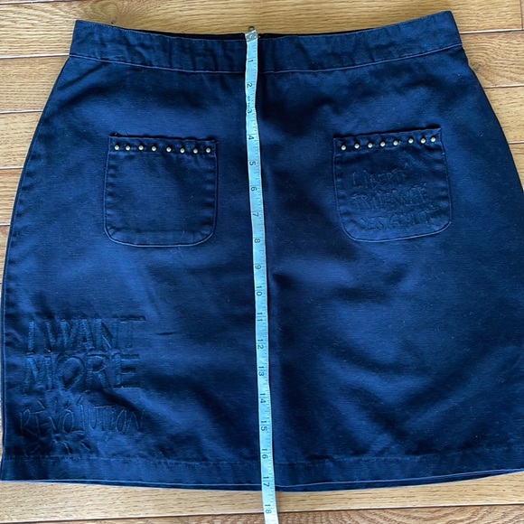 Desigual black canvas skirt size 4/6 (small) - Picture 7 of 7